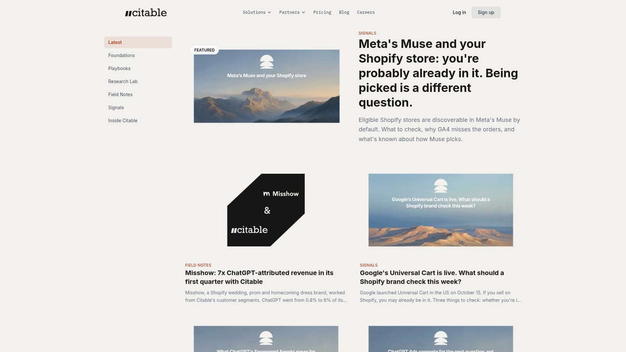 Citable — Study the case studies