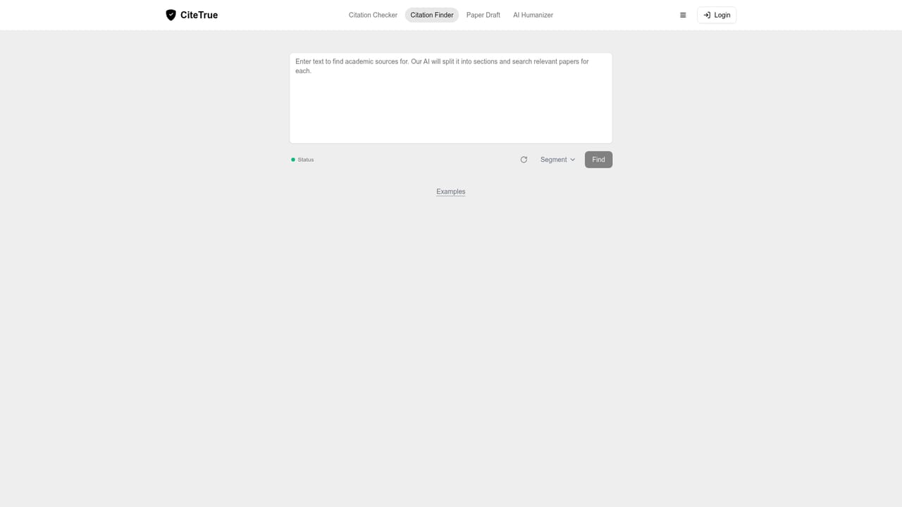 CiteTrue — Fill gaps with Citation Finder
