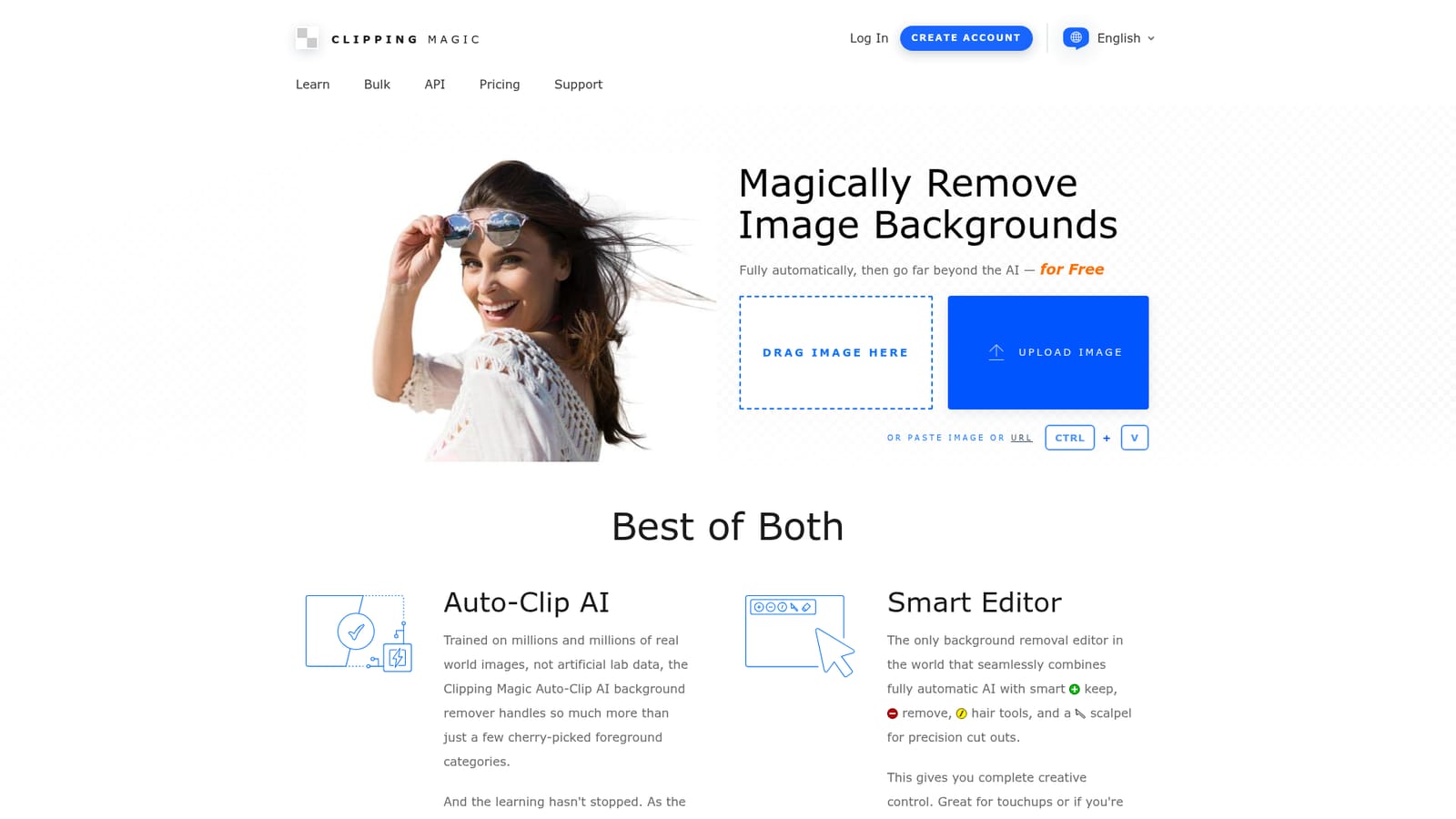 Clipping Magic — Upload or paste your image