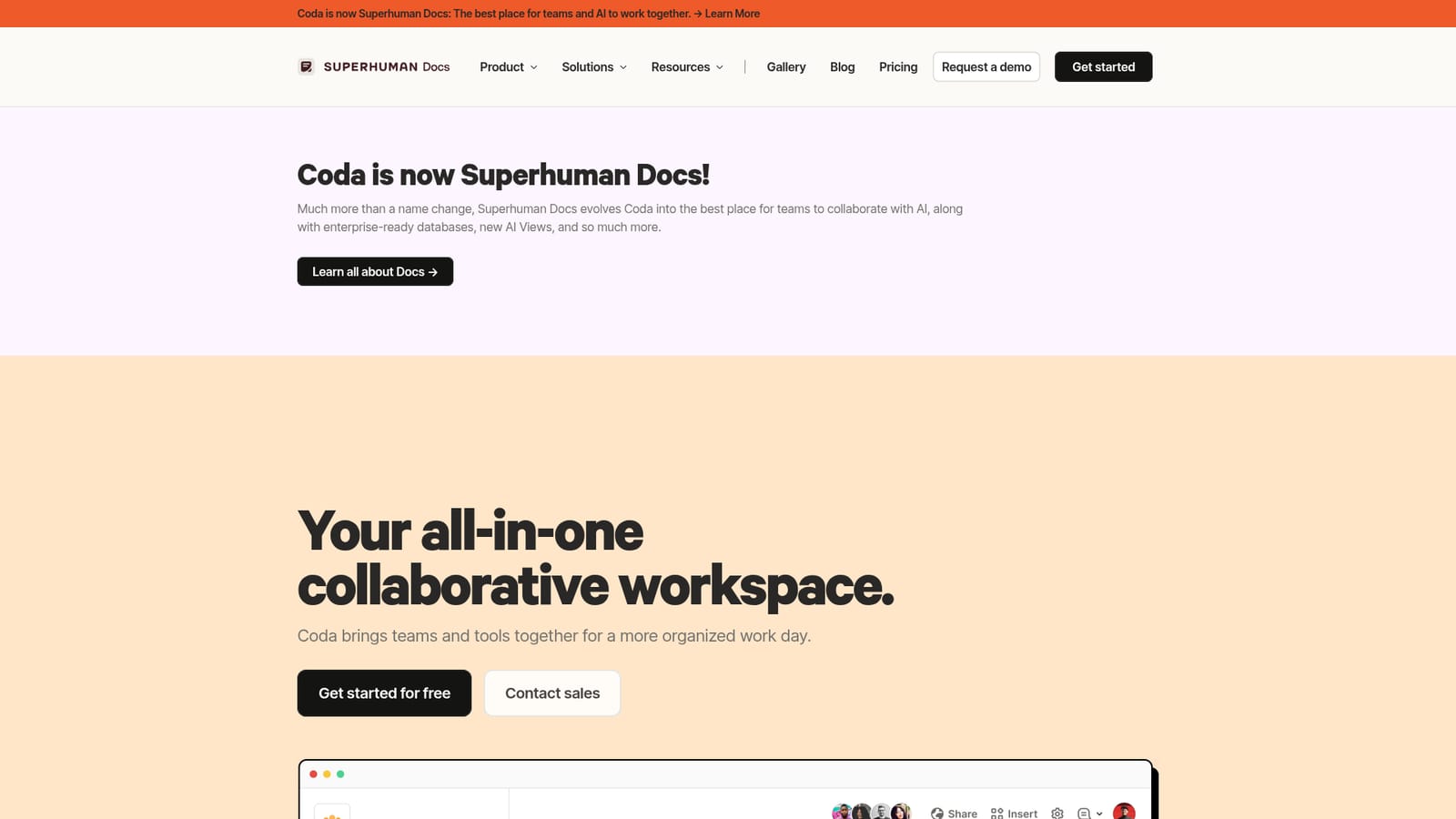 Coda AI — Create a free workspace