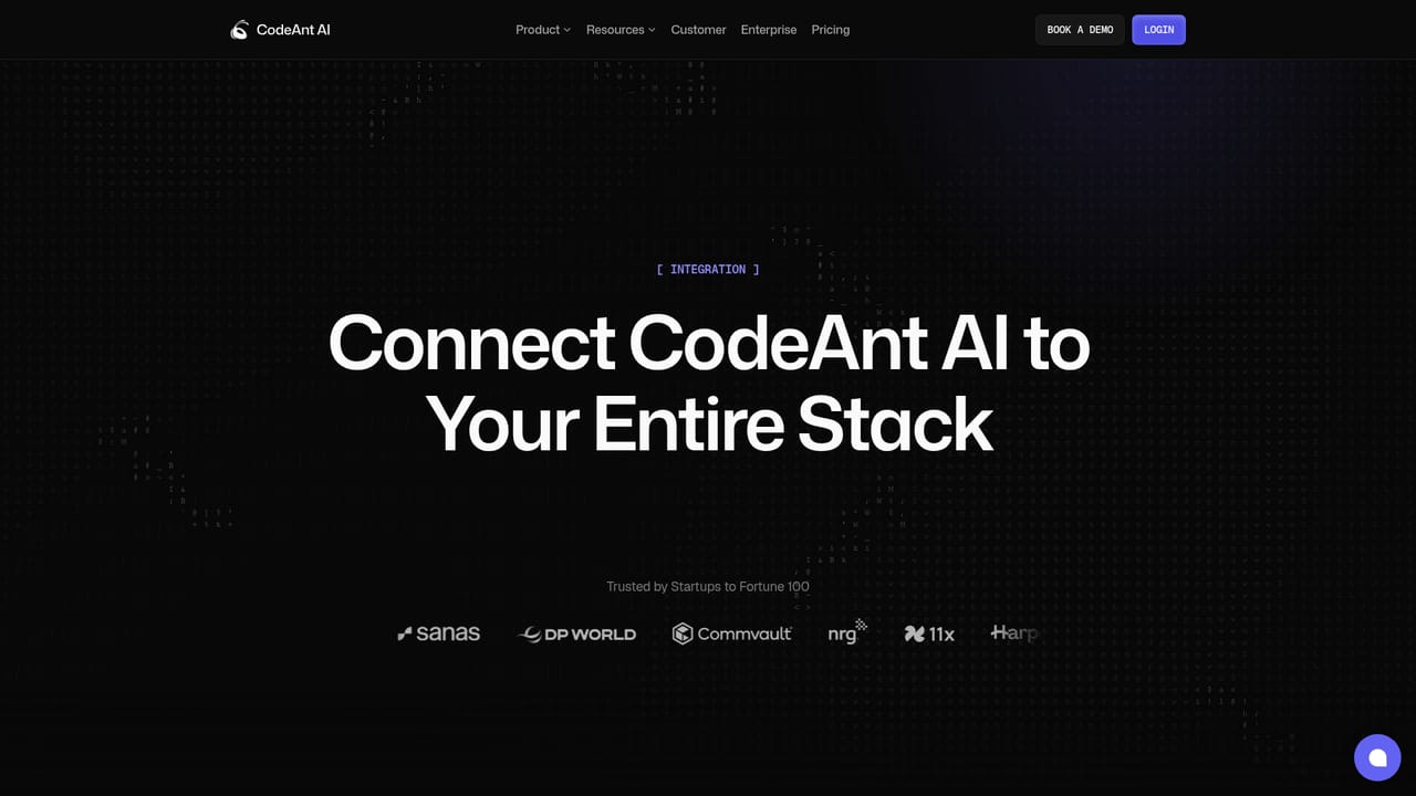 CodeAnt AI — Connect repositories and cloud context