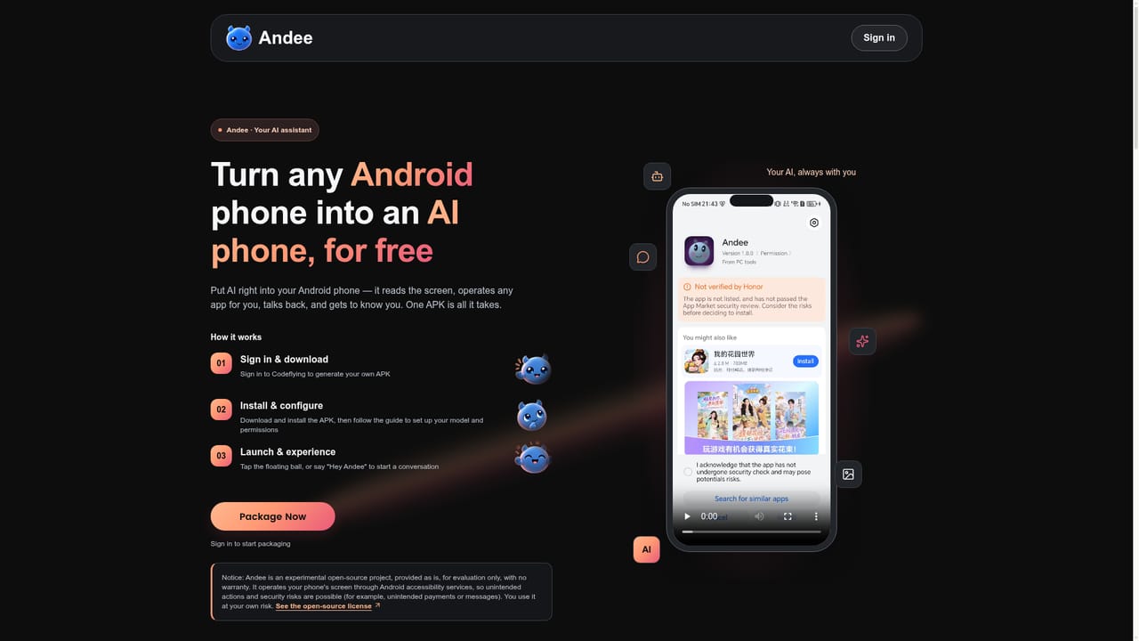 CodeFlying — Talk to Coffy when there is no idea yet