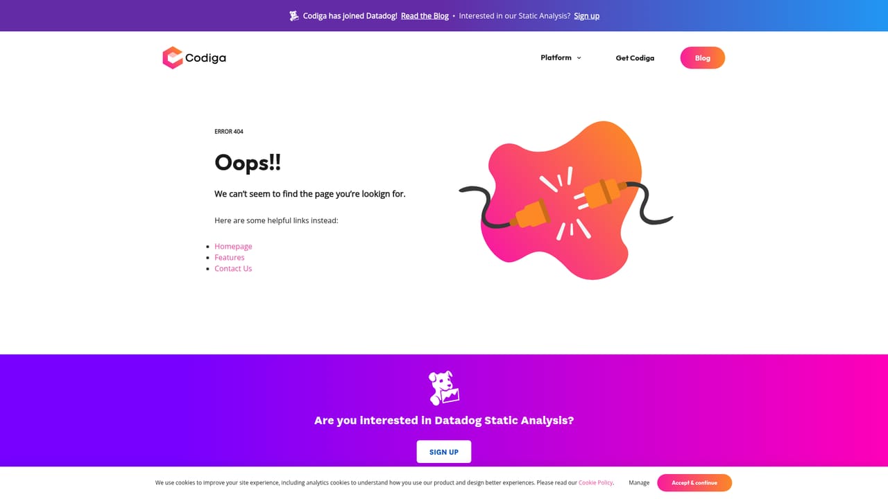 Codiga — Browse and enable rulesets on the Hub