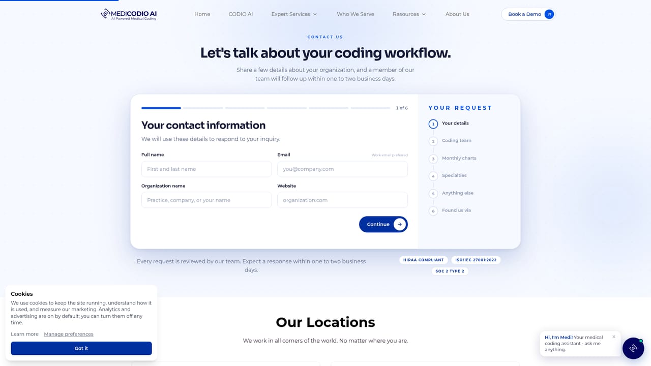 Codio — Book a demo and scope your coding volume