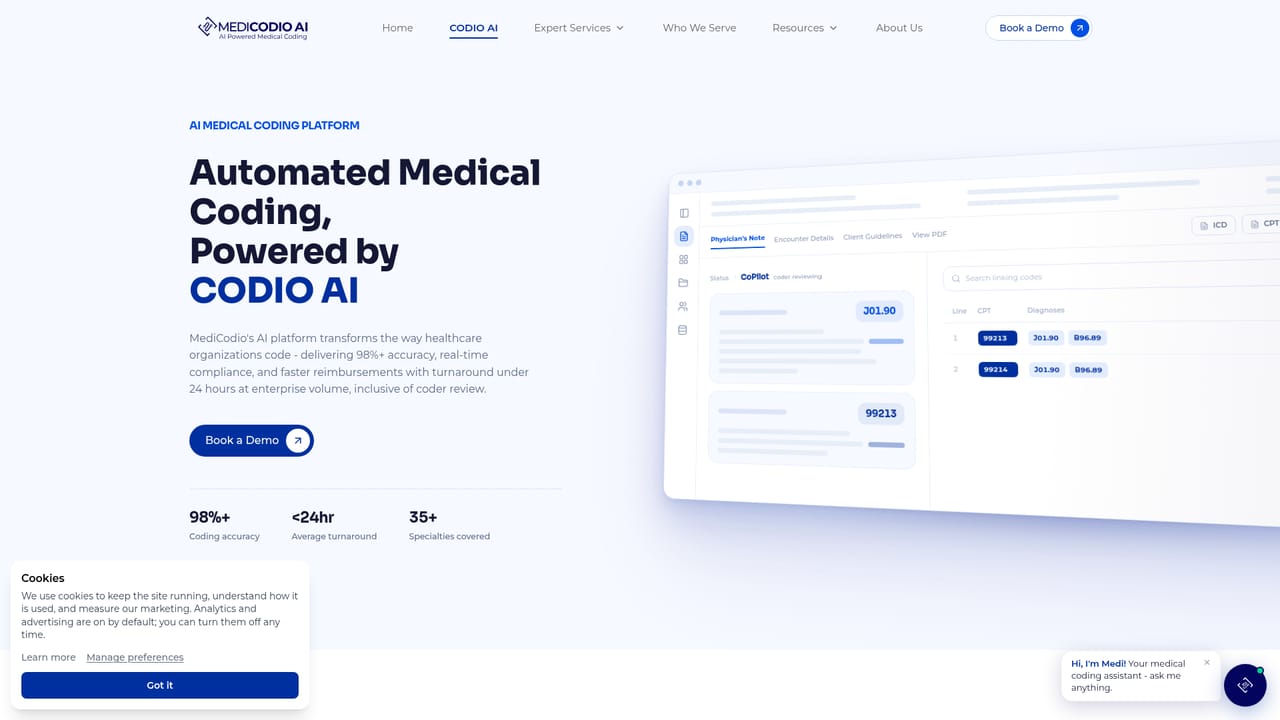 Codio — Connect the EHR and PM system