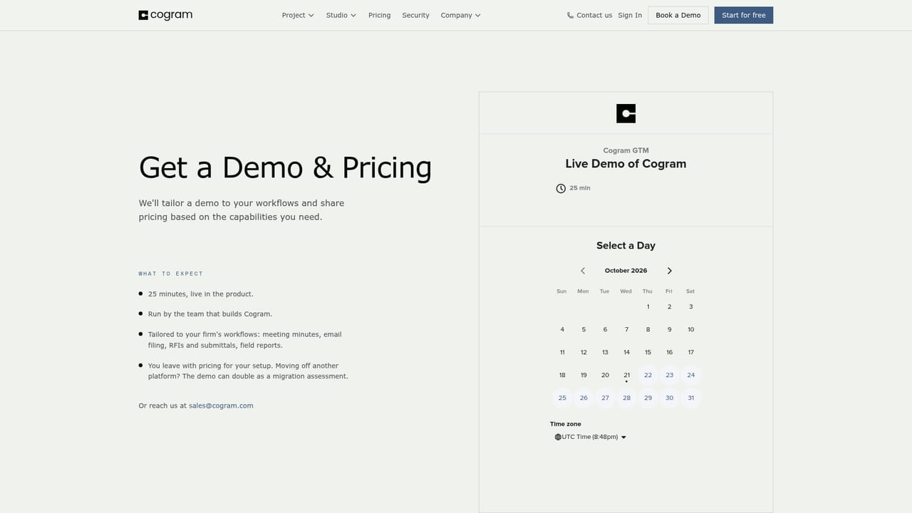Cogram — Book a guided walkthrough