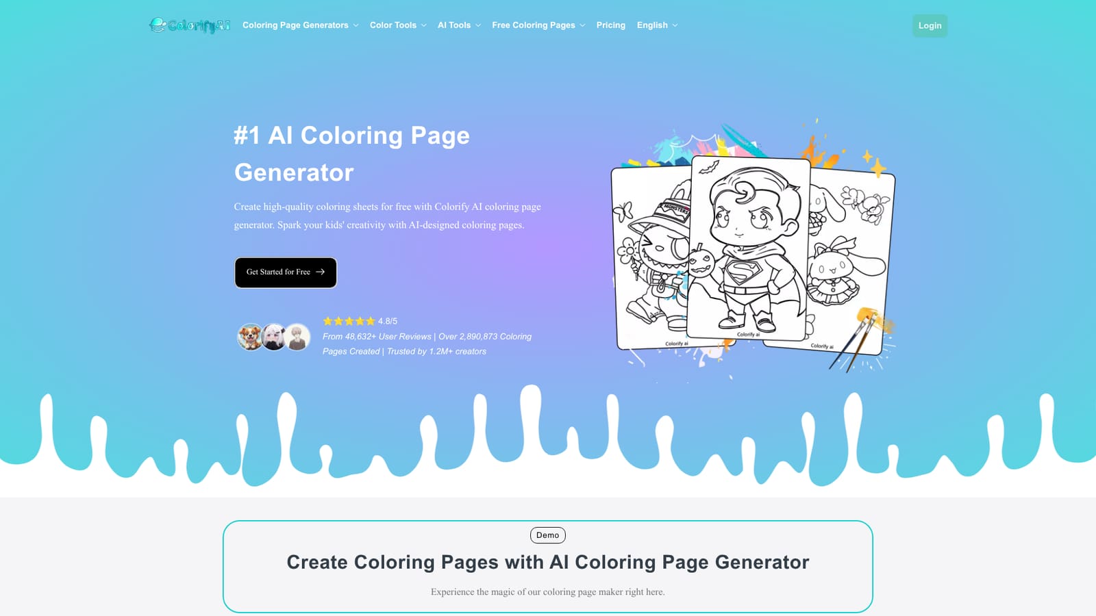 ColorifyAI — Open the generator and pick a mode