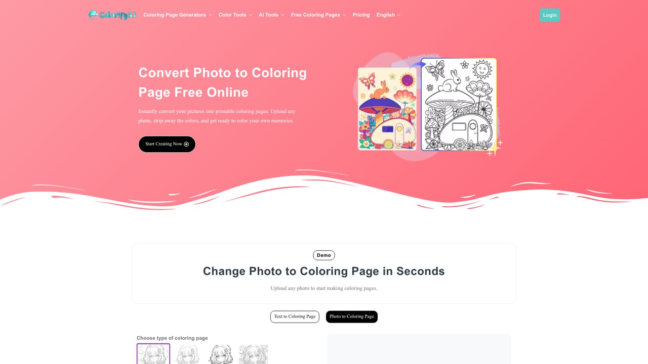 ColorifyAI — Convert a photo instead, if preferred