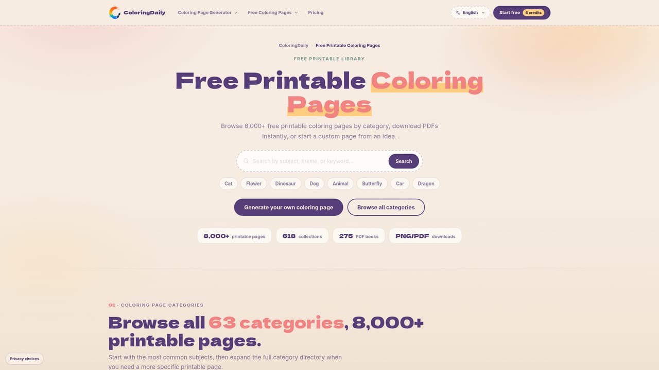 ColoringDaily — Fall back on the free library