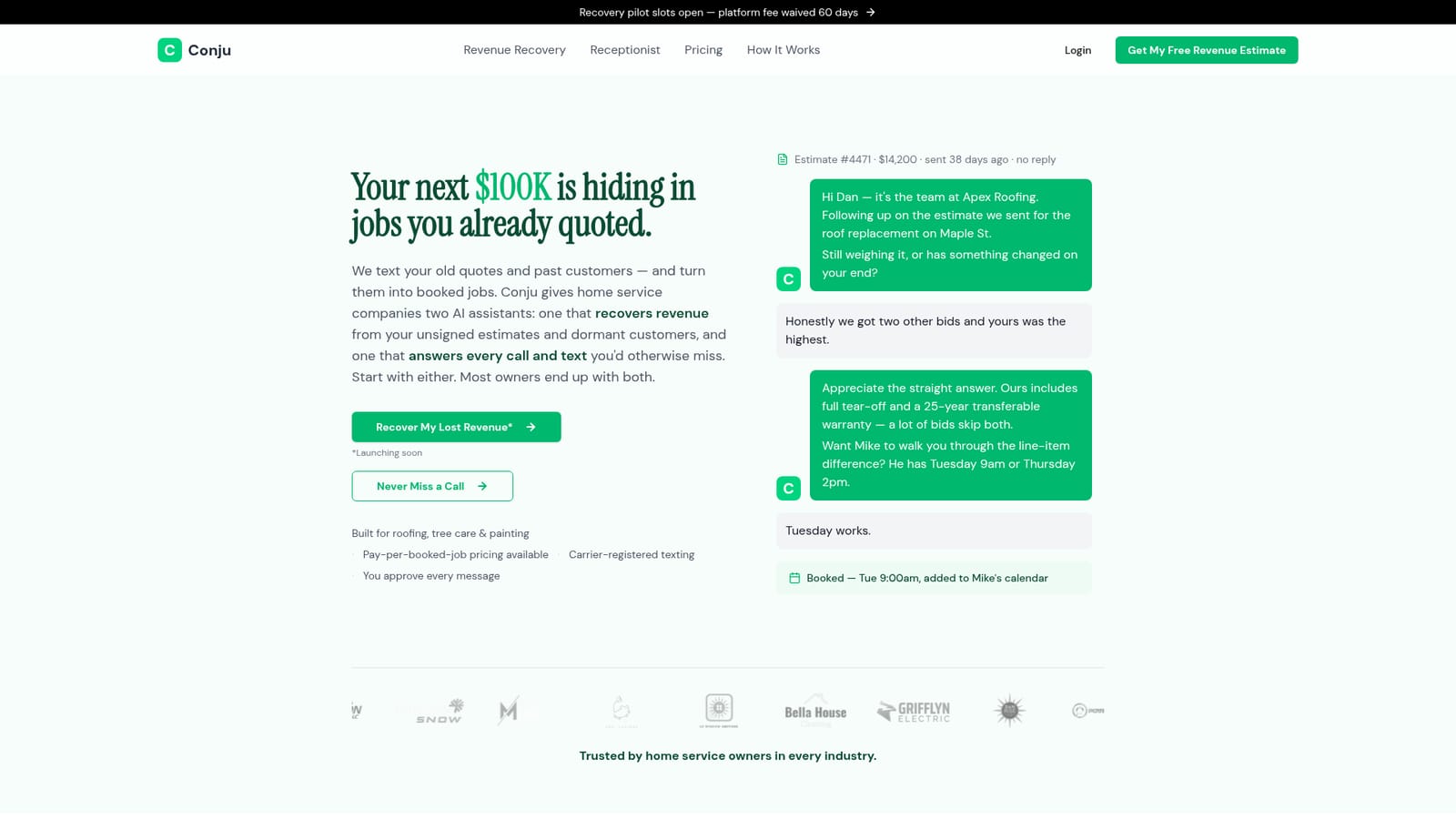 Conju — Decide which assistant fits your shop