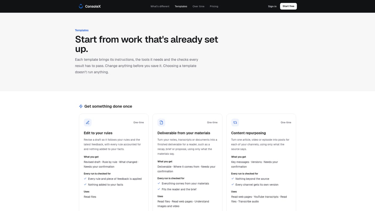 ConsoleX AI — Put it on a schedule