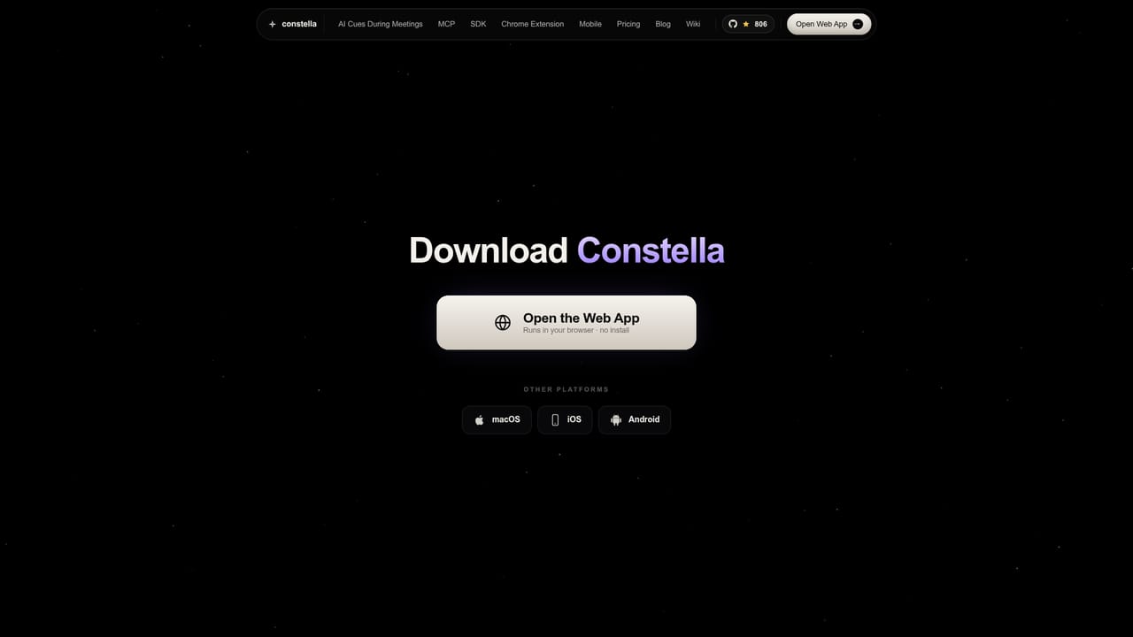 Constella — Install the desktop app