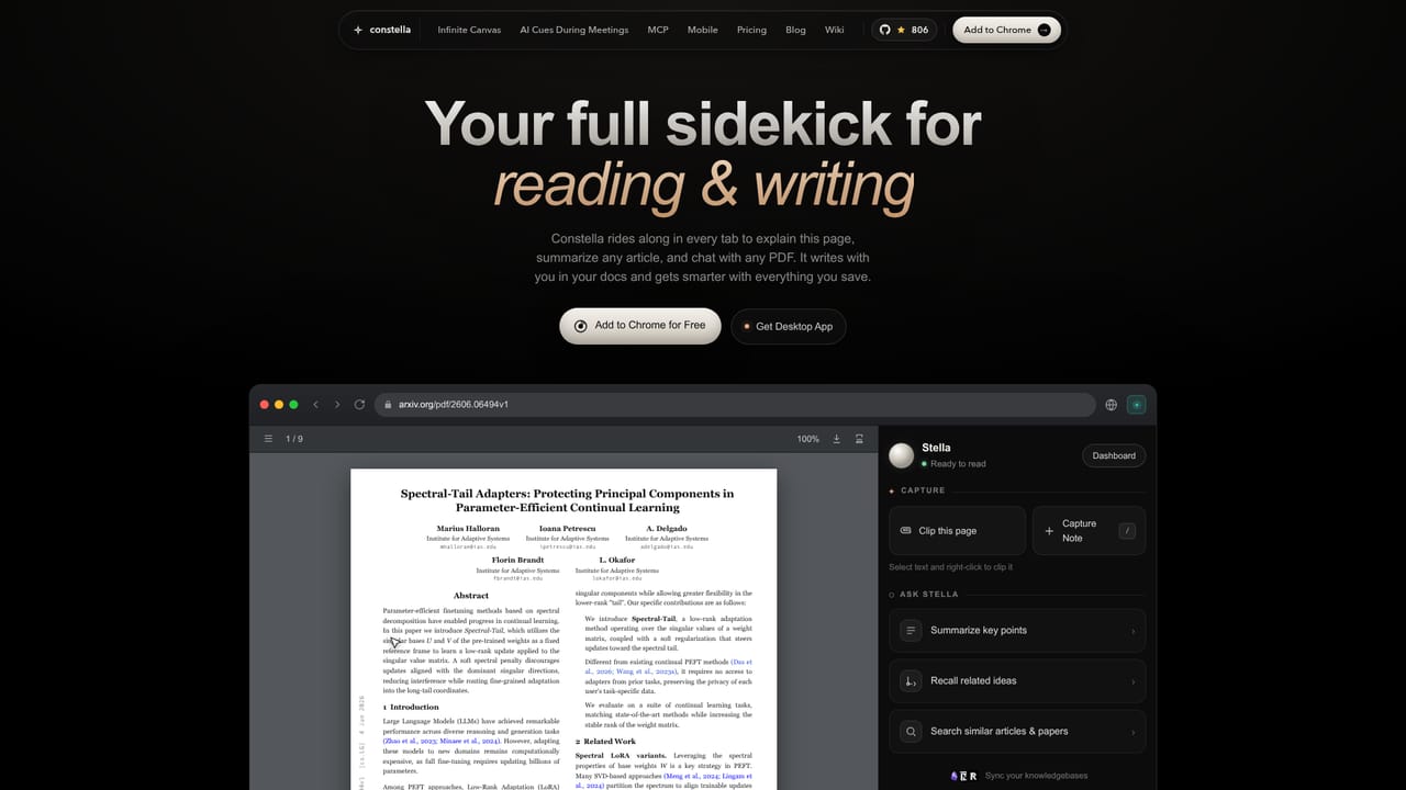 Constella — Add the Chrome extension