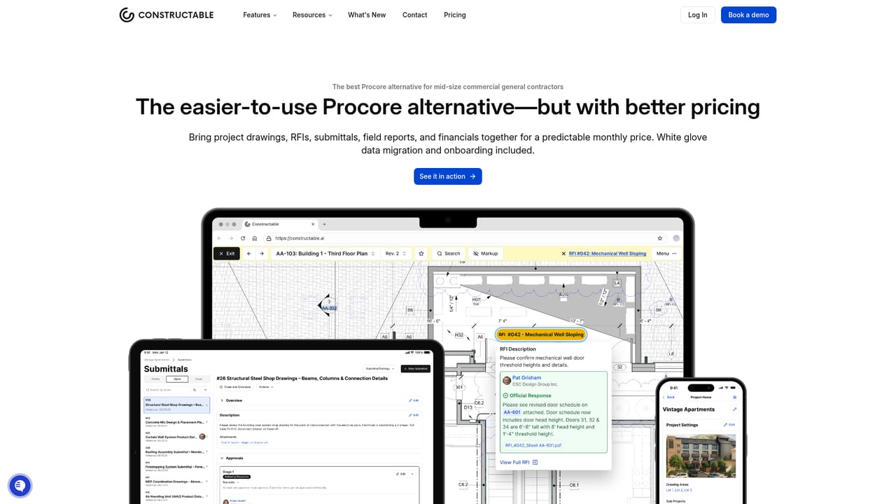 Constructable — Compare against your current platform