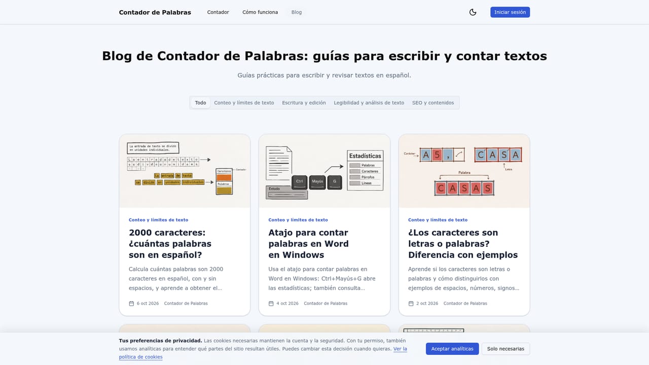 Contador de Palabras — Read a use-case guide