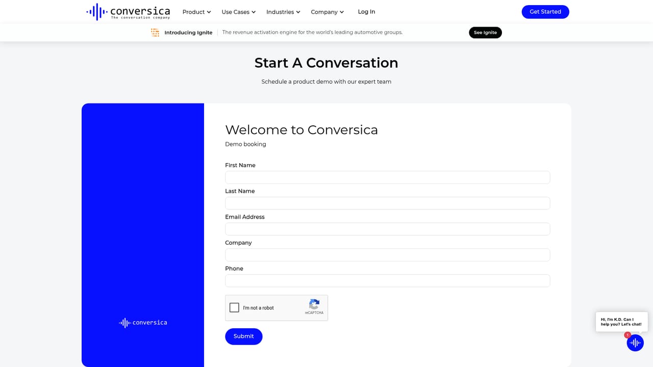 Conversica — Request a demo