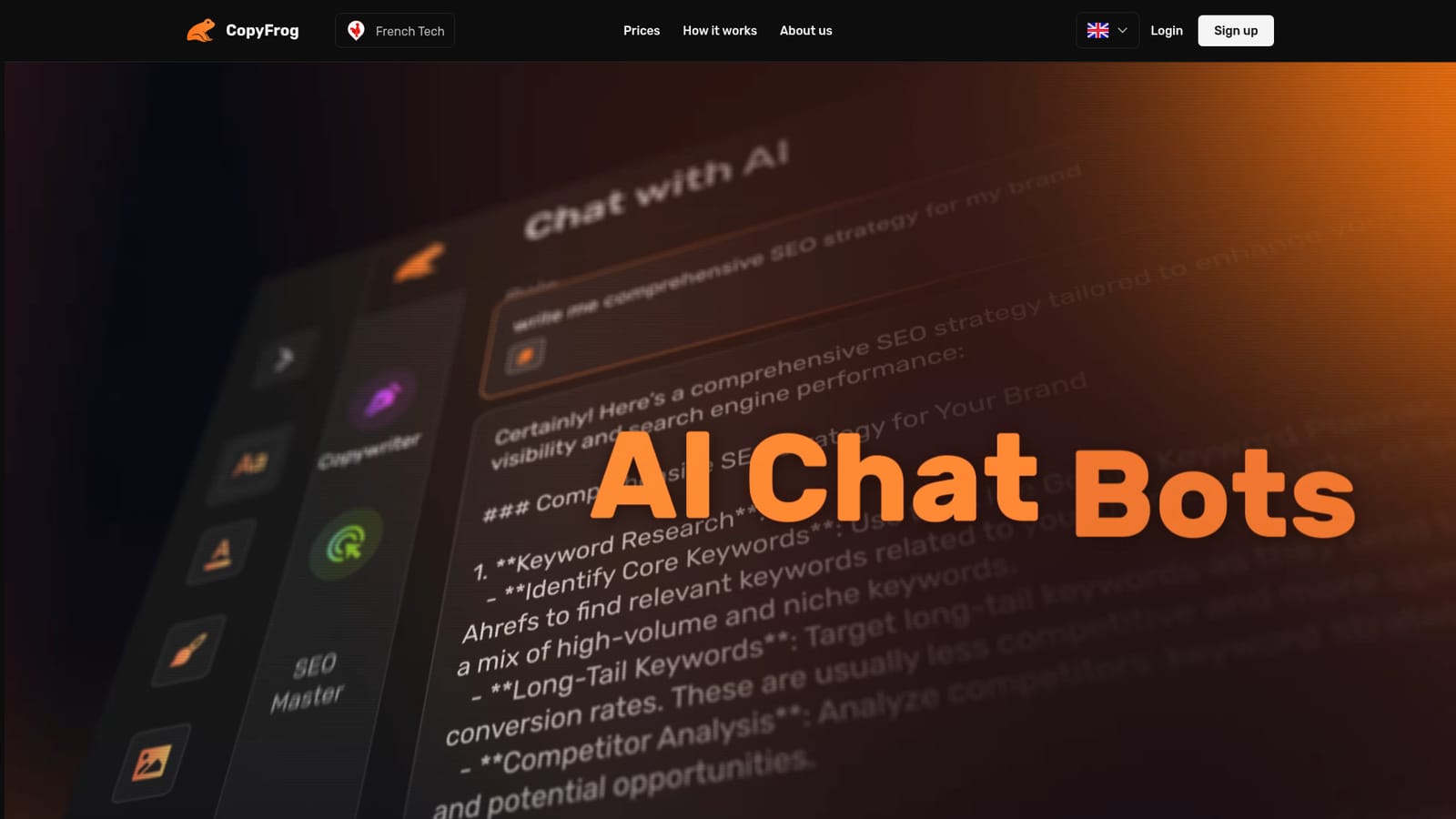 CopyFrog — Create an account