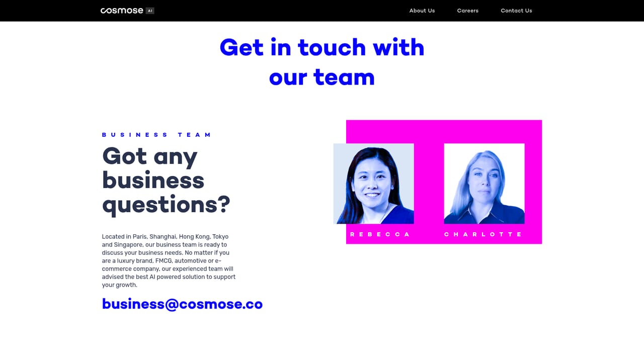 Cosmose — Contact the team for a scoping conversation