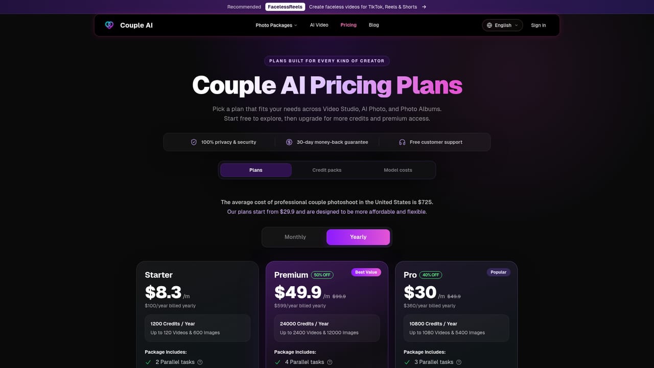 Couple AI — Review the plan