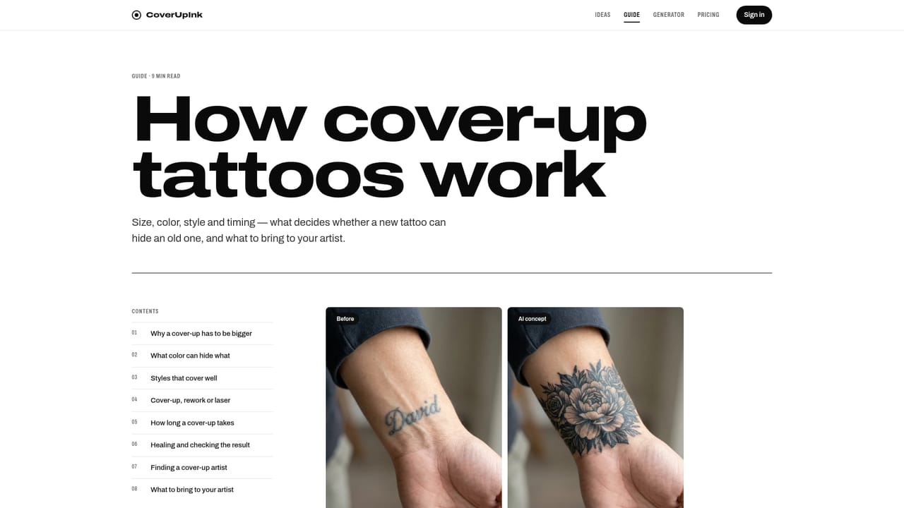 CoverUpInk — Read the cover-up guide