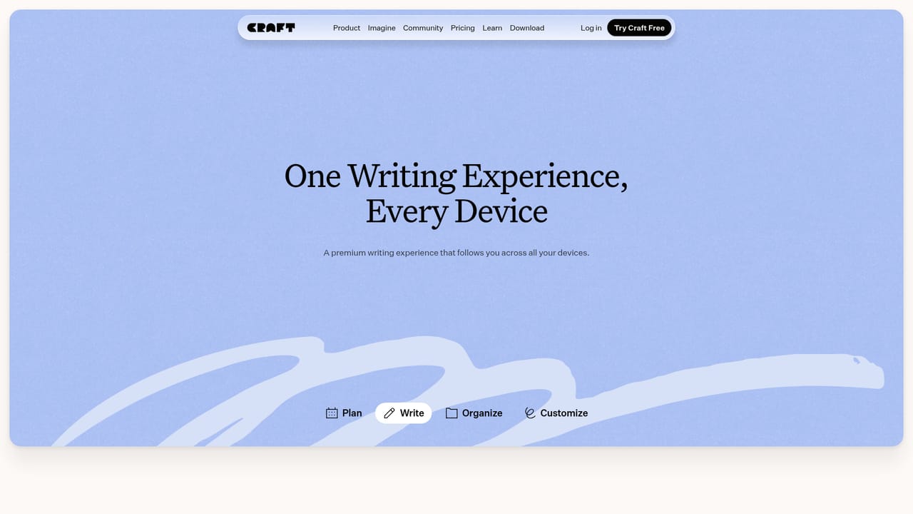 Craft — Capture a quick note and turn it into a document