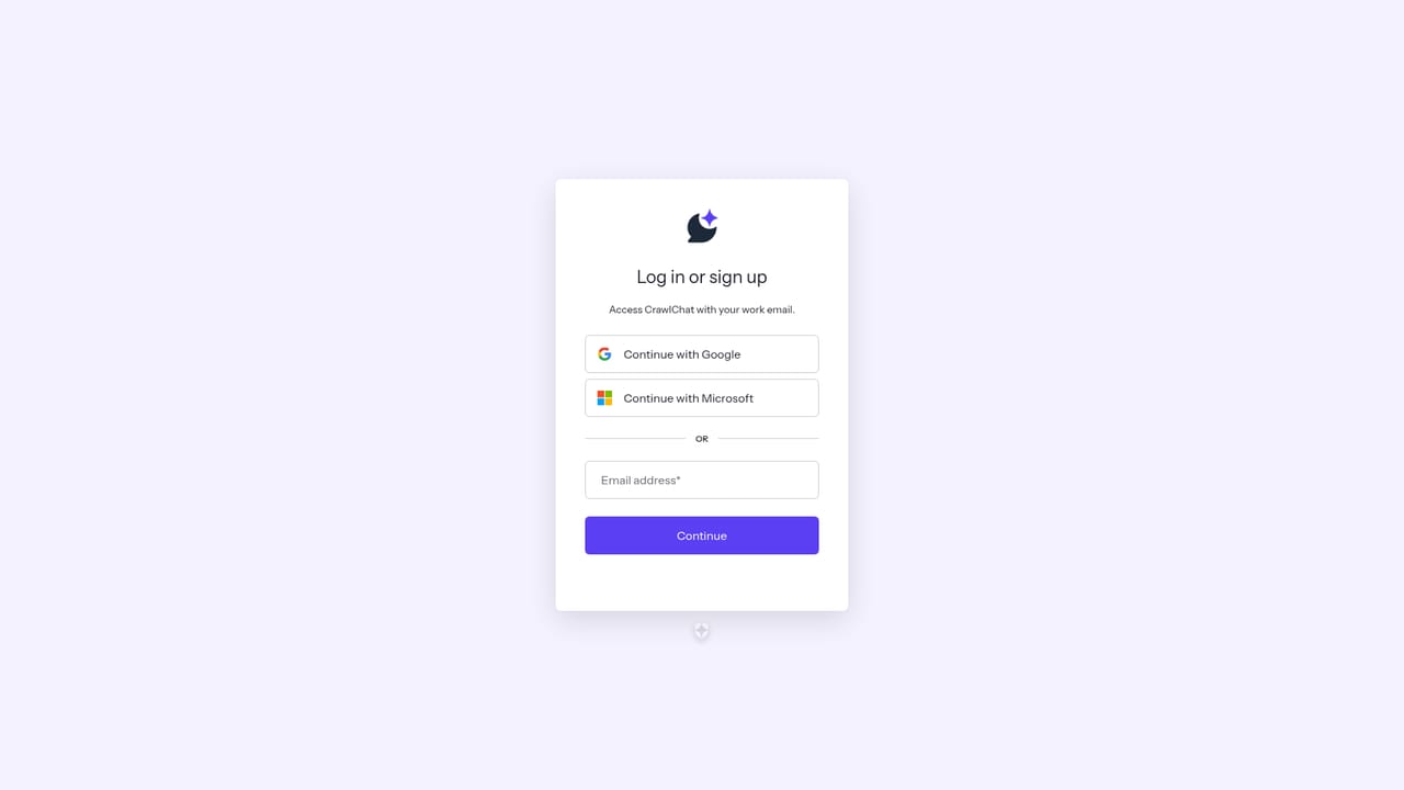 CrawlChat.app — Create your agent and connect sources
