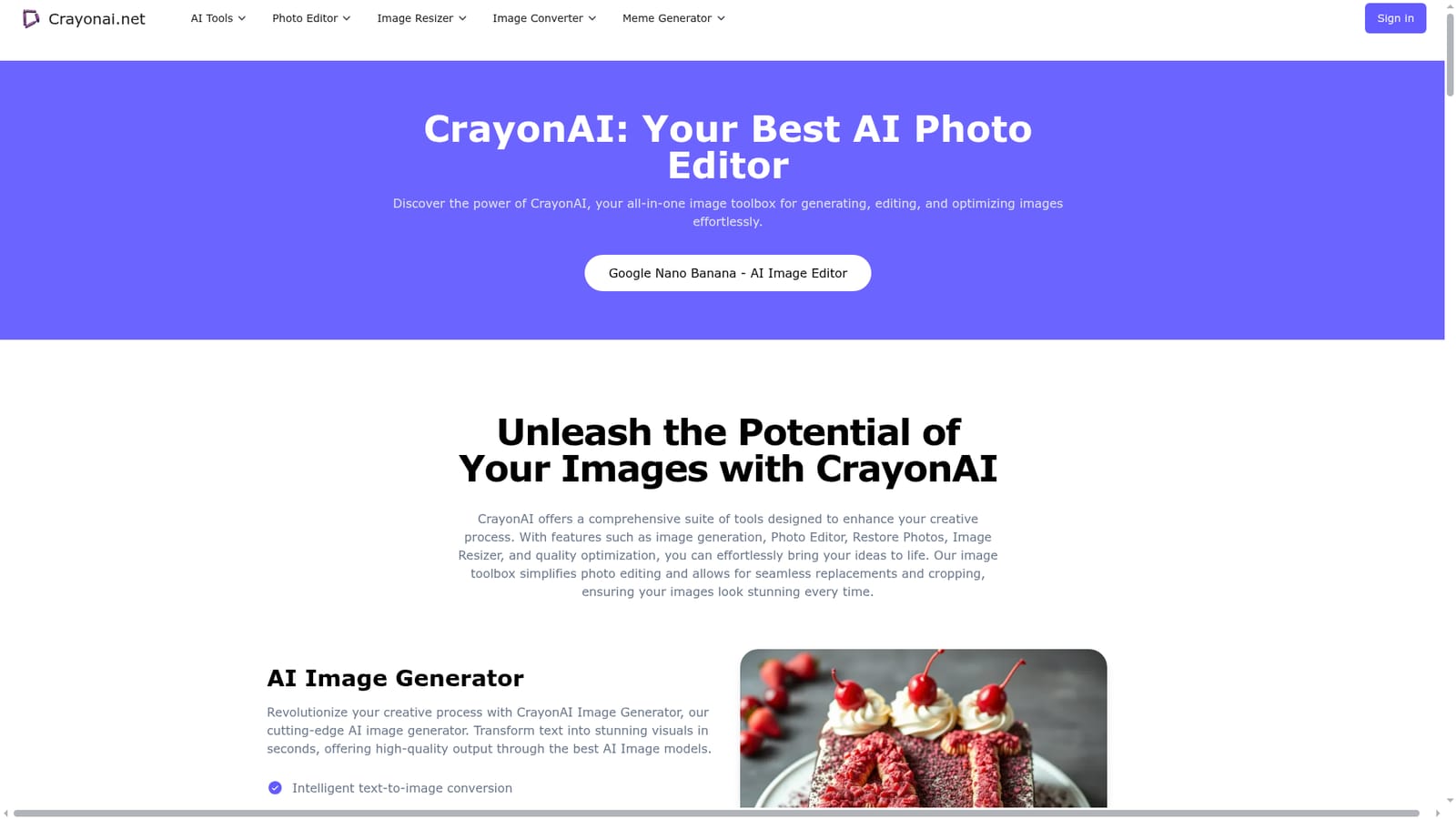 Crayon AI — Pick the tool that matches your task