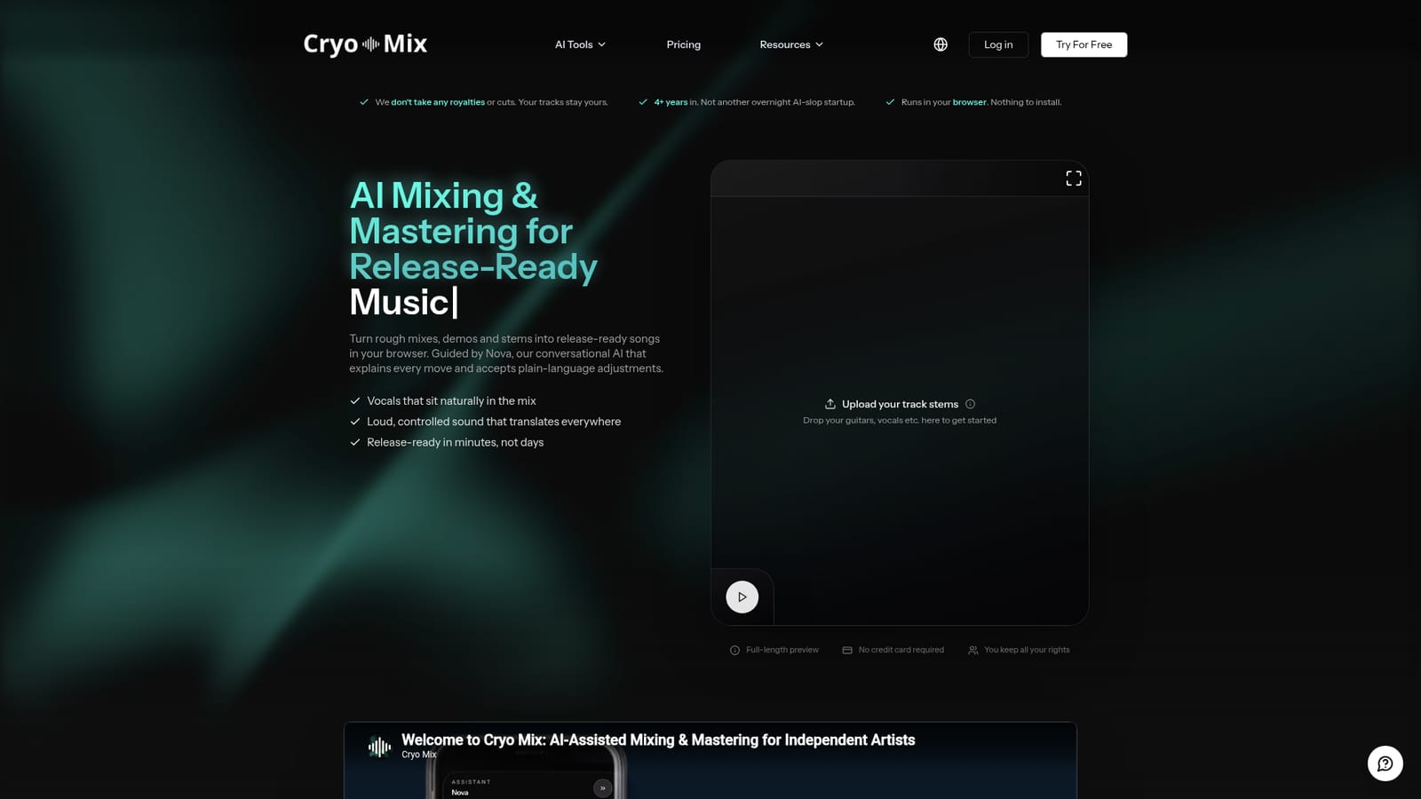 Cryo Mix — Open Cryo Mix in your browser