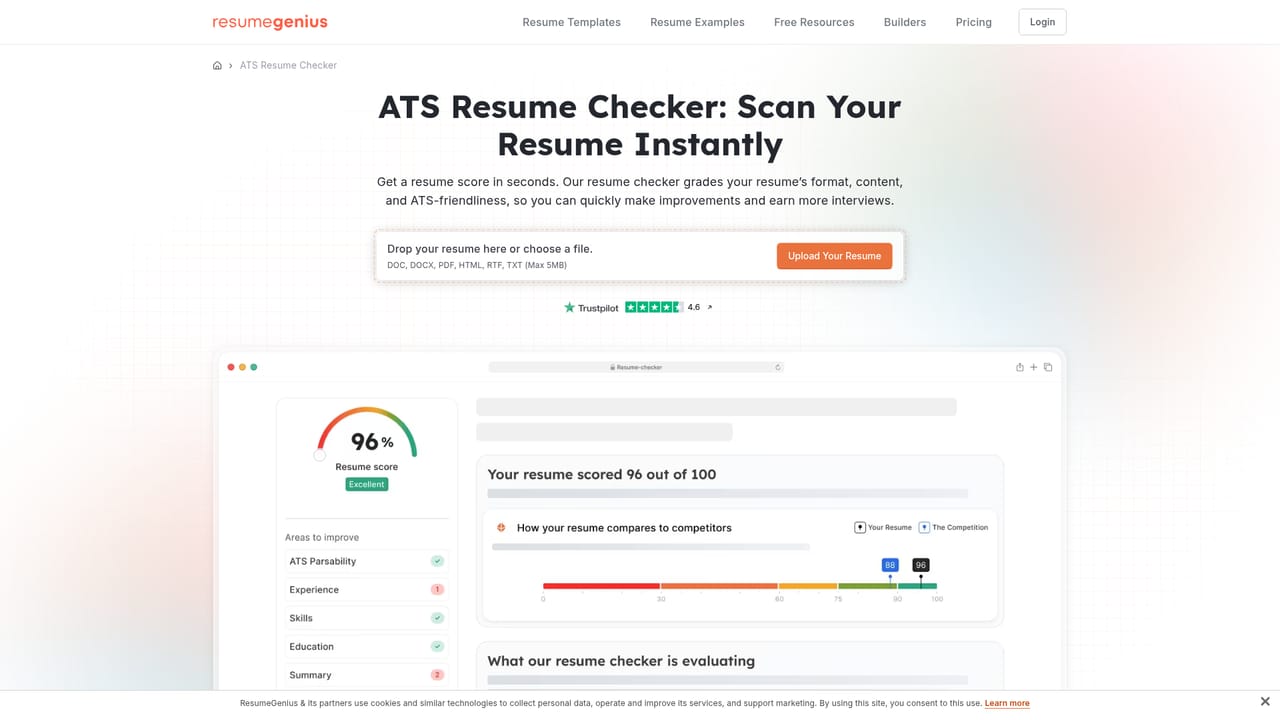 CV Genius — Run the ATS check