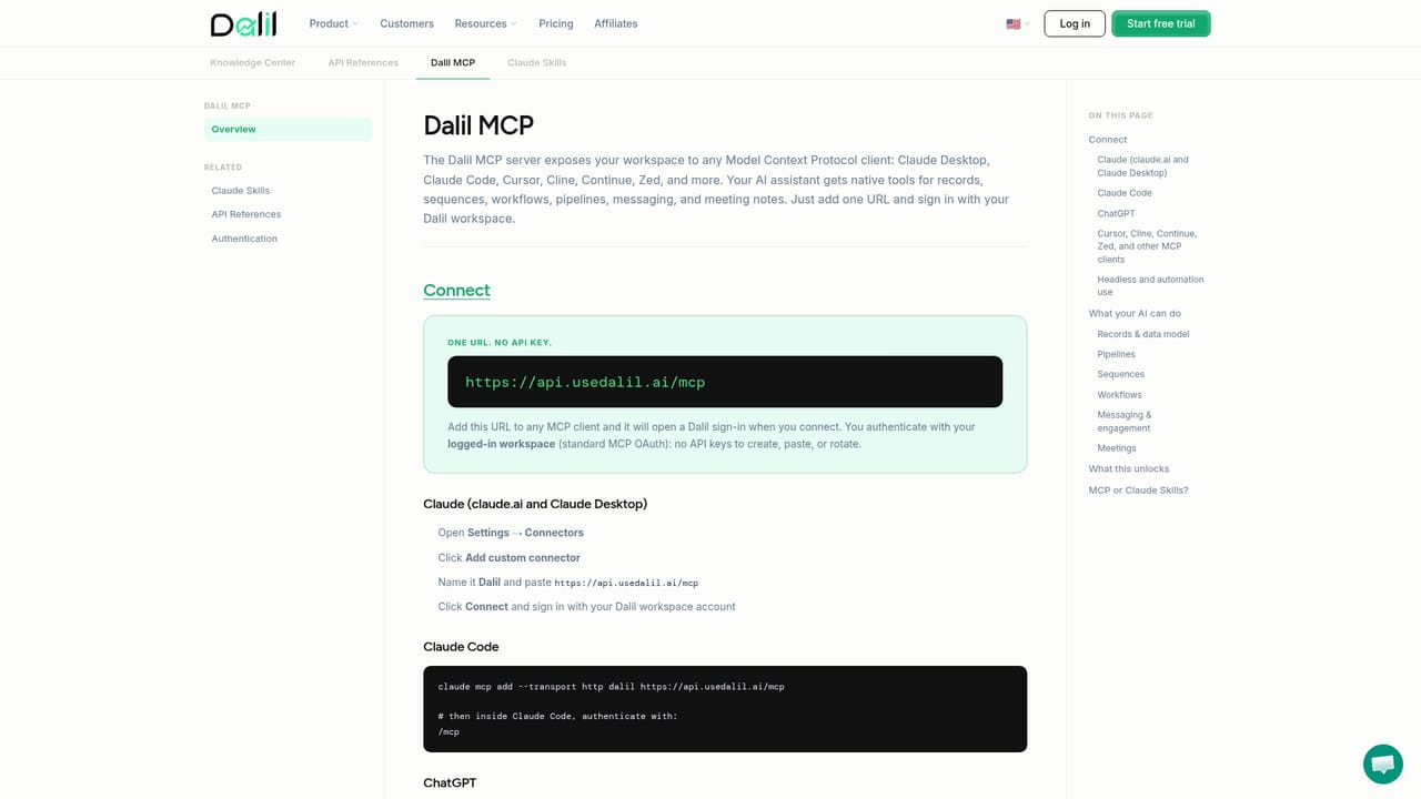 Dalil — Wire Dalil into your AI assistant