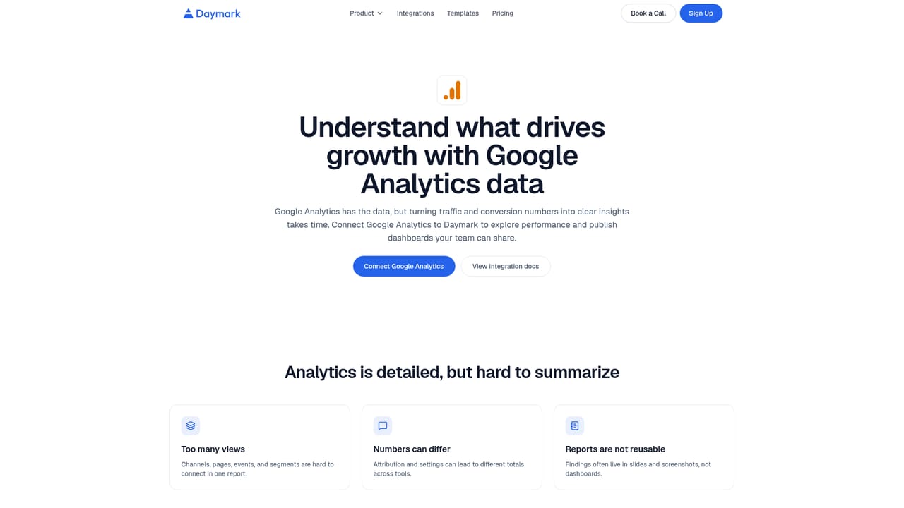 Daymark — Add ad and analytics sources
