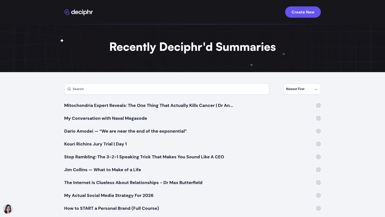 Deciphr AI — Query your library