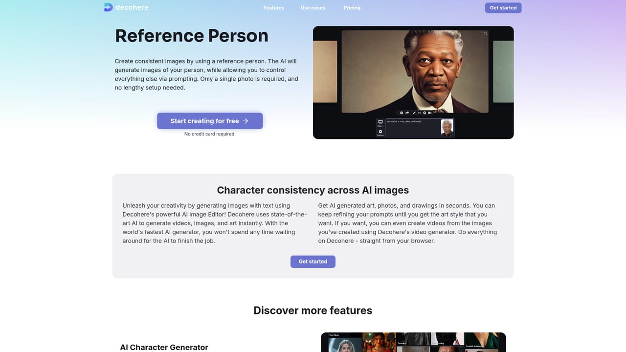 Decoherence — Lock a face with Reference Person