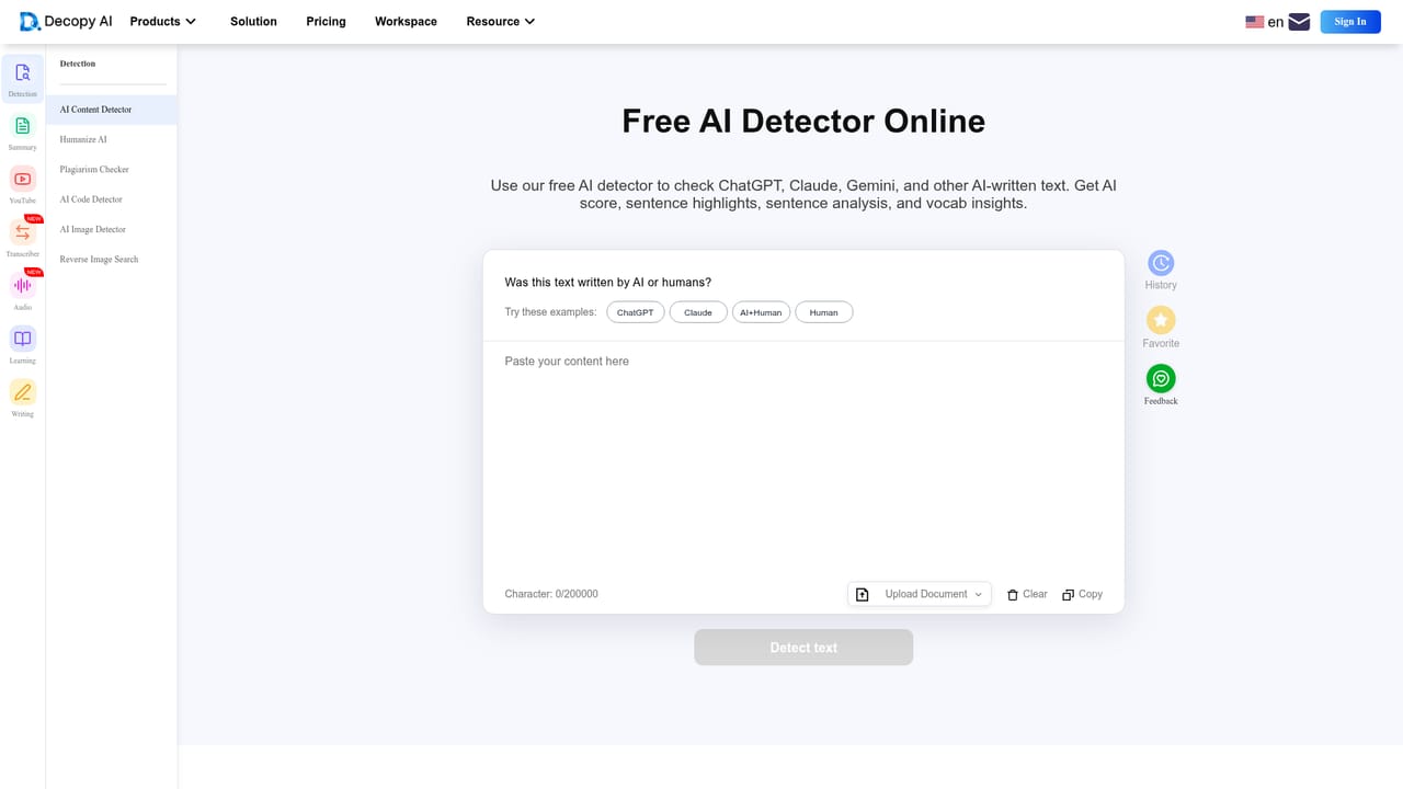 Decopy — Run a detection check