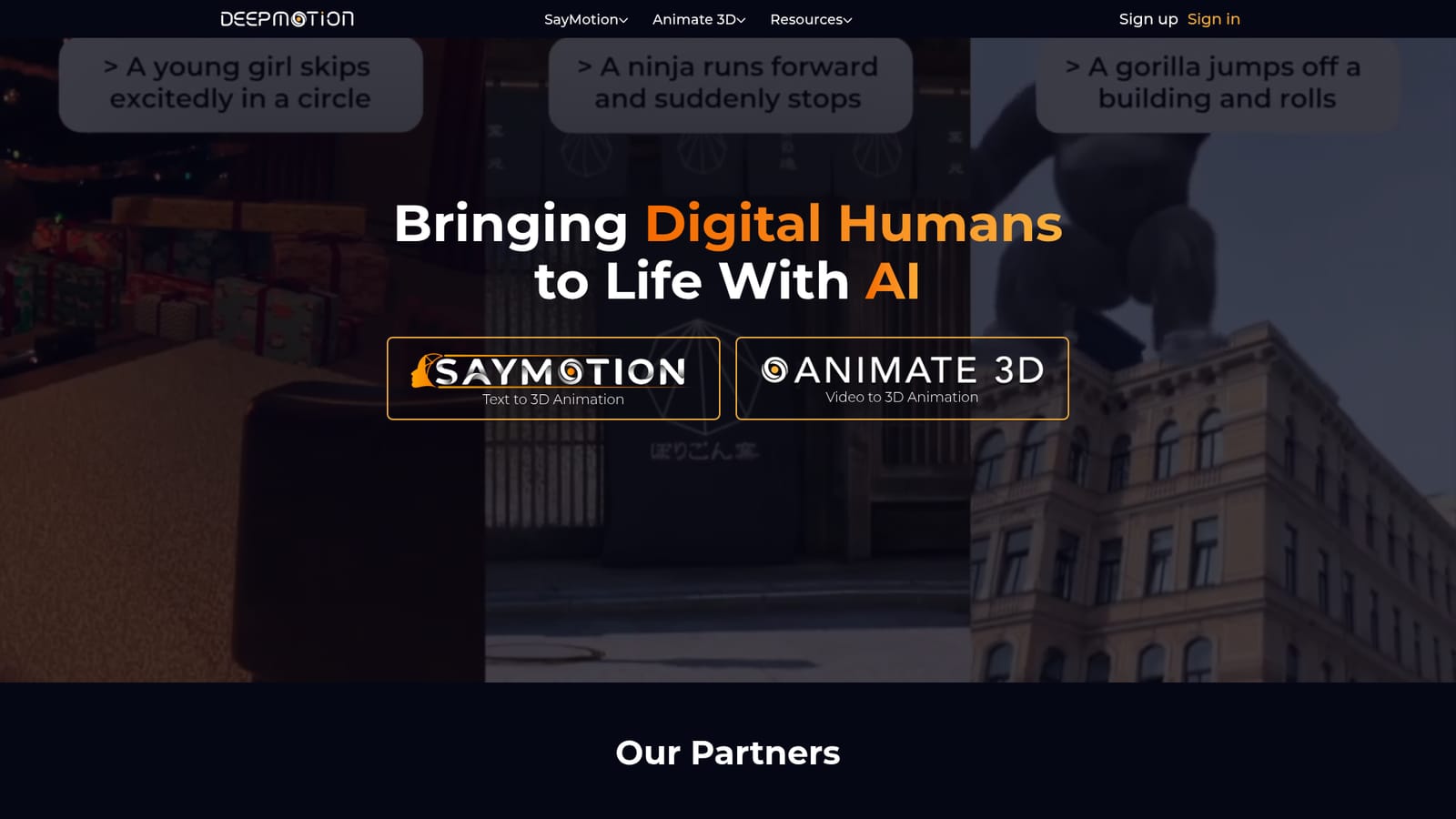 Deepmotion — Pick the workflow that matches your source material