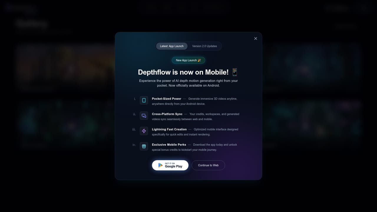 Depthflow AI — Browse the gallery for ideas