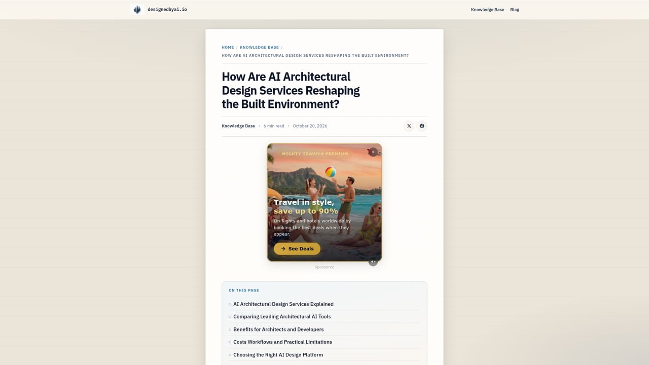 Designedbyai — Read the architectural design overview