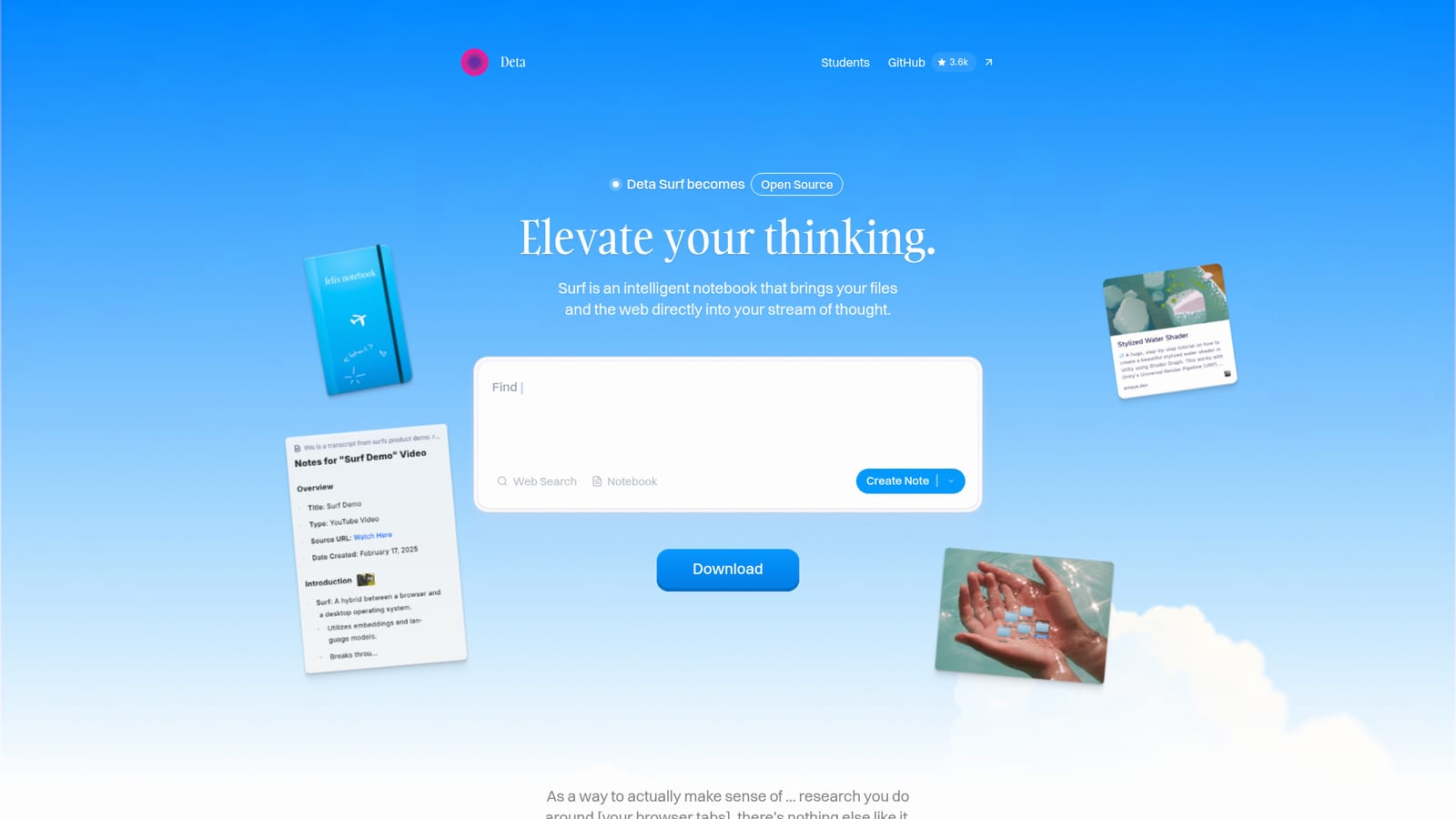 Deta Surf — Join the open beta and download Surf