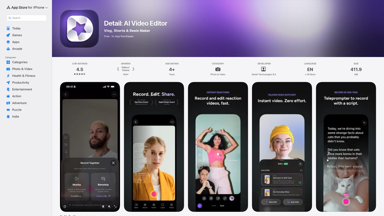 Detail.co — Download Detail to your iPhone, iPad or Mac