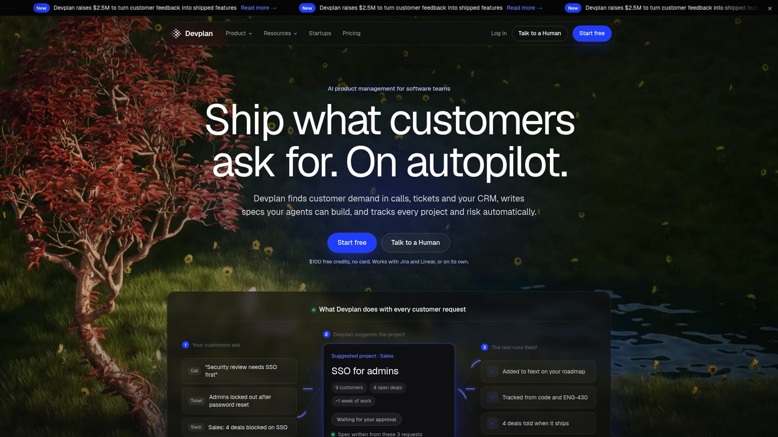 Devplan — Start a free workspace