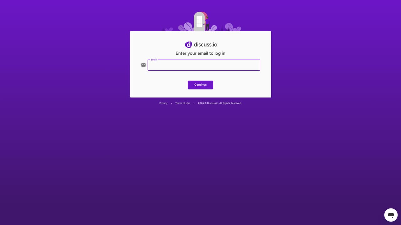 Discuss.io — Sign in to the platform