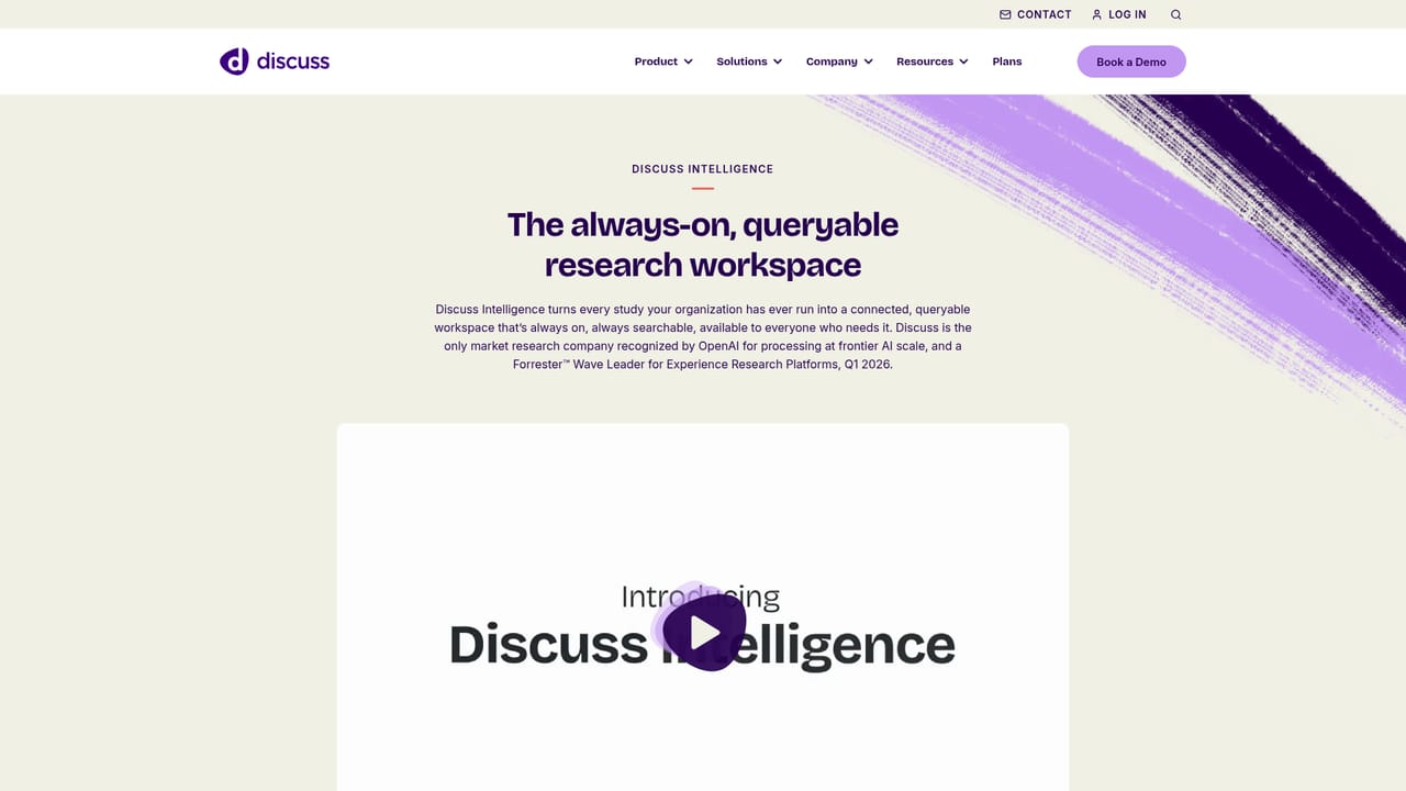 Discuss.io — Query everything in Discuss Intelligence