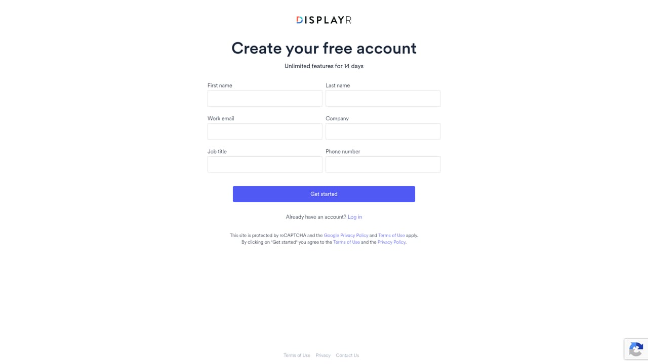 Displayr AI — Create a Displayr account and start the trial