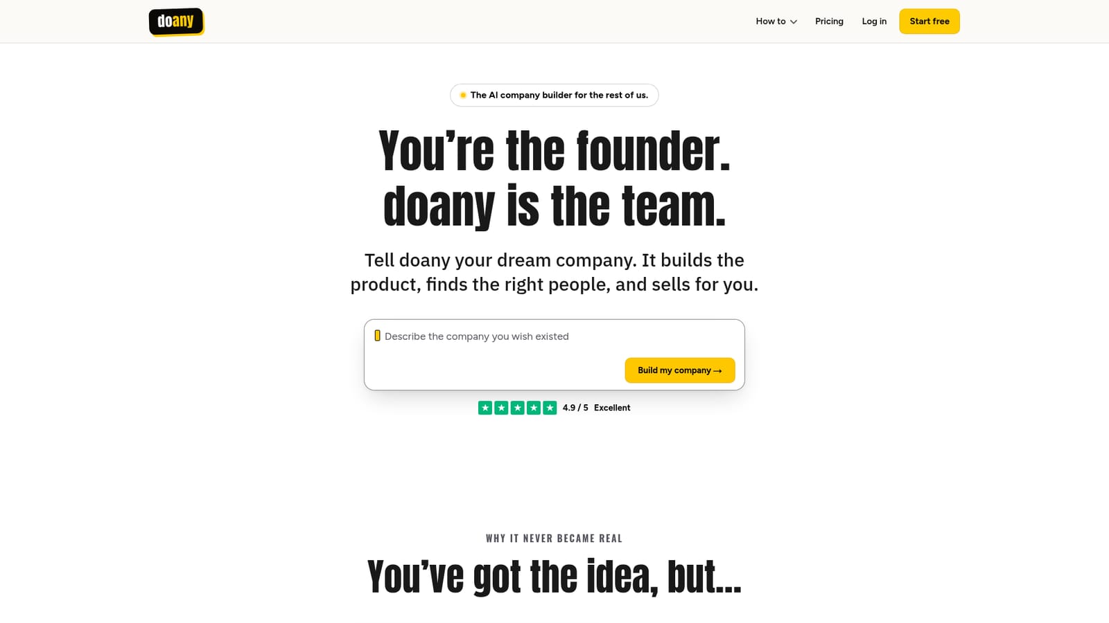 DoAny — Describe the company you wish existed
