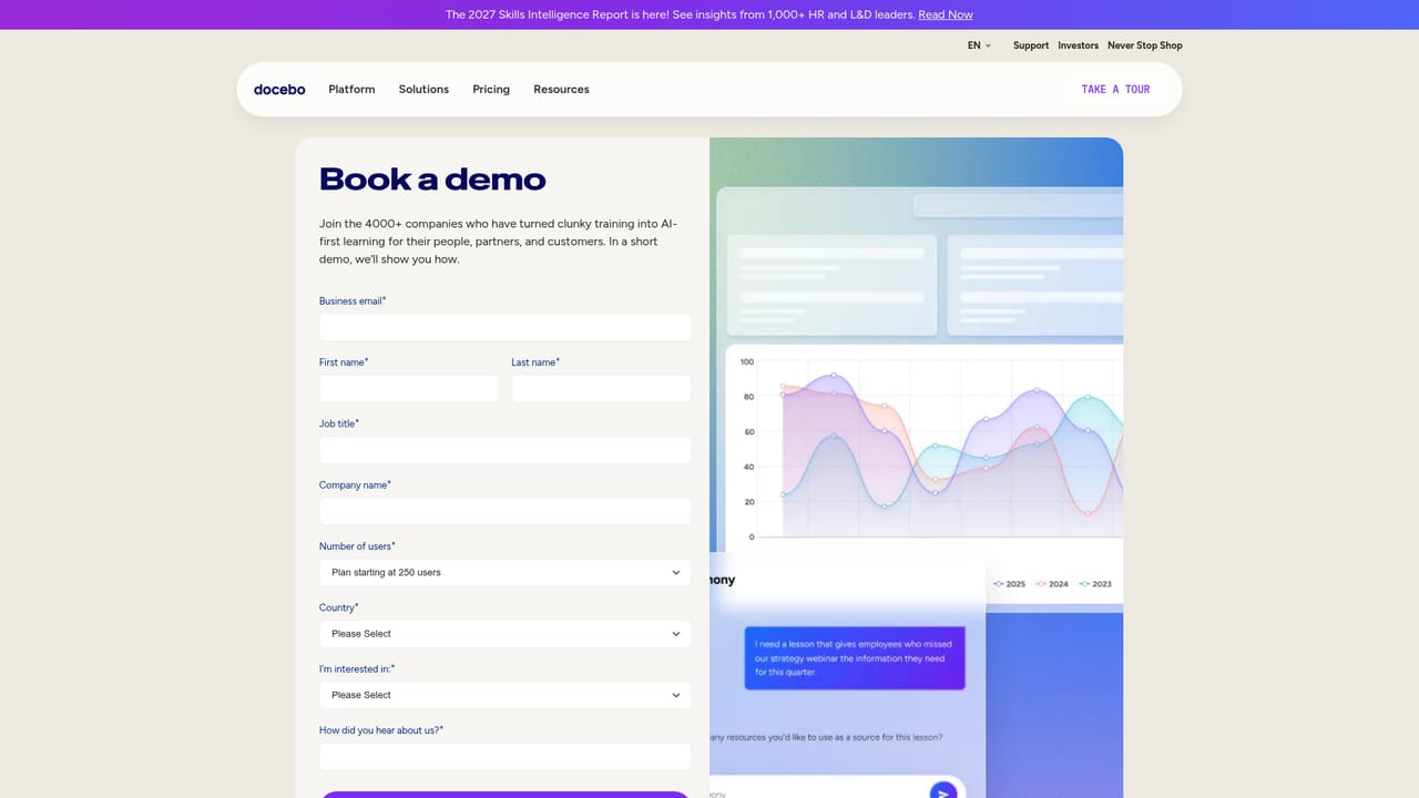Docebo — Book a guided demo