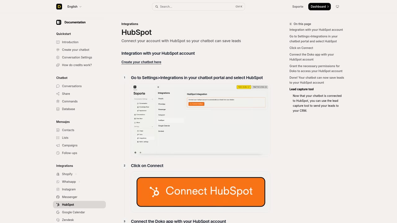 Doko AI — Wire up your sales and support tools