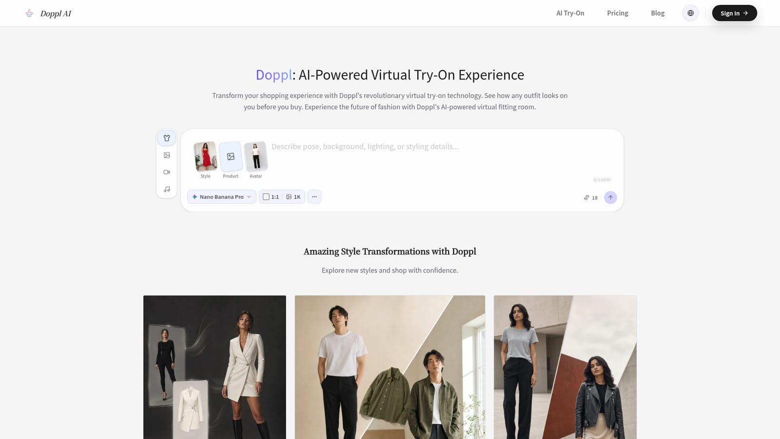Doppl — Upload a photo of yourself