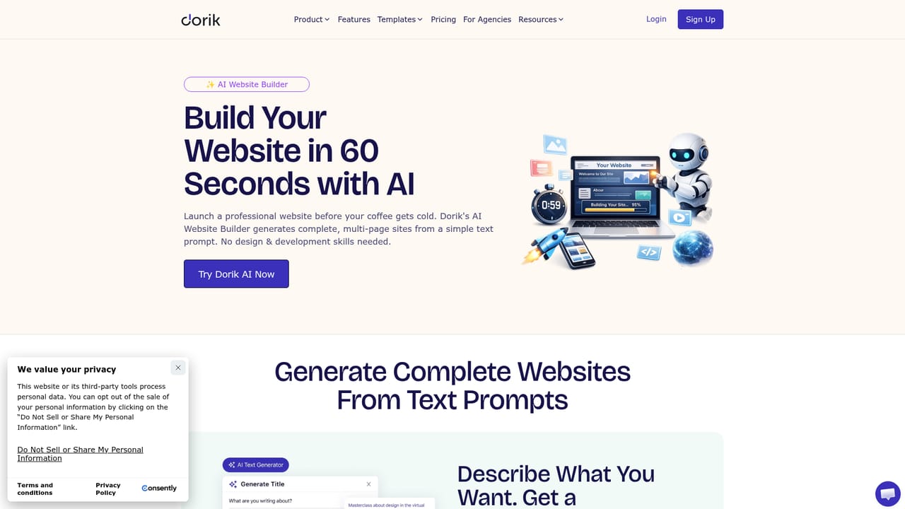 Dorik AI — Regenerate and restyle