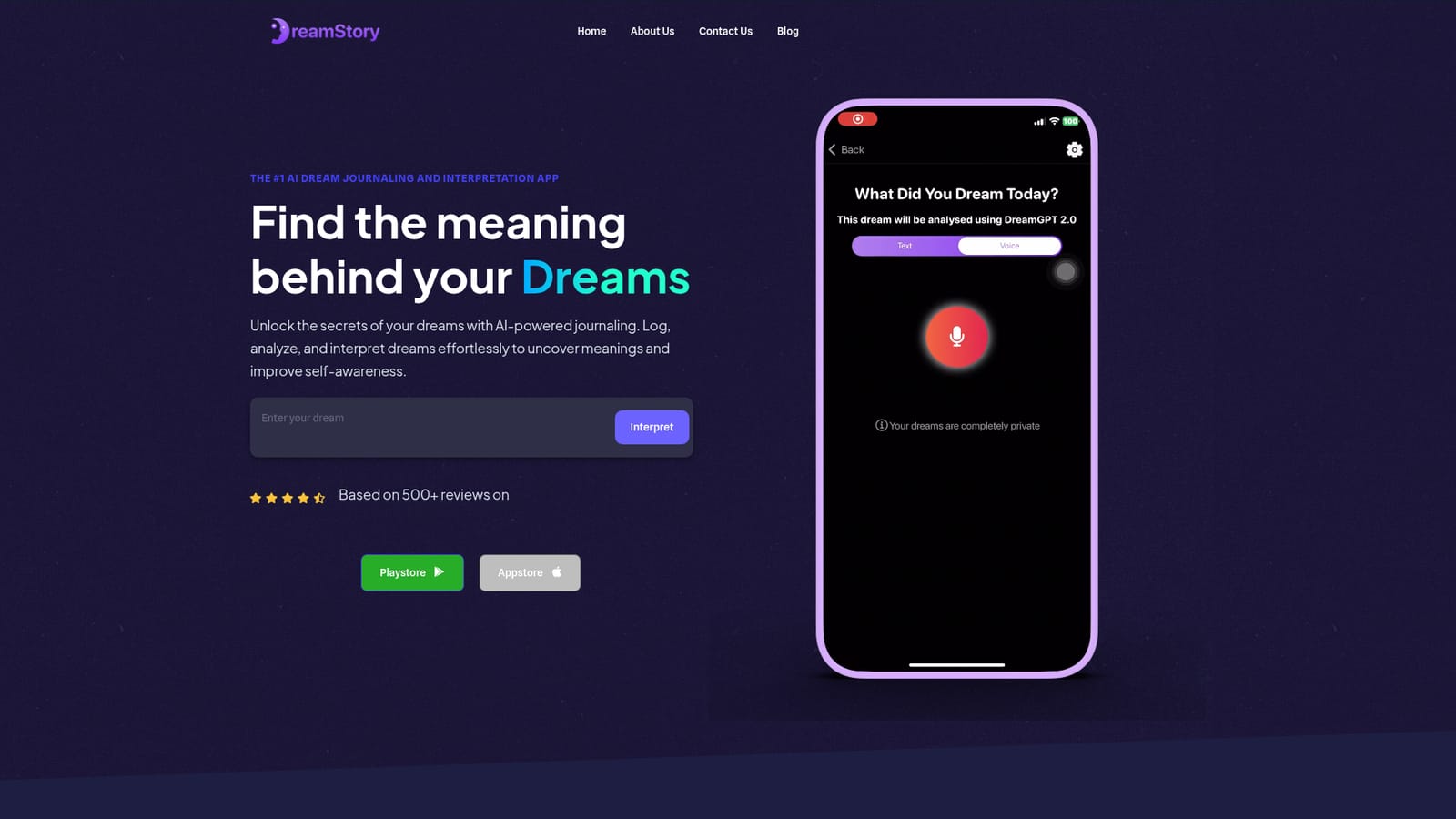 DreamStory — Get the app from your store