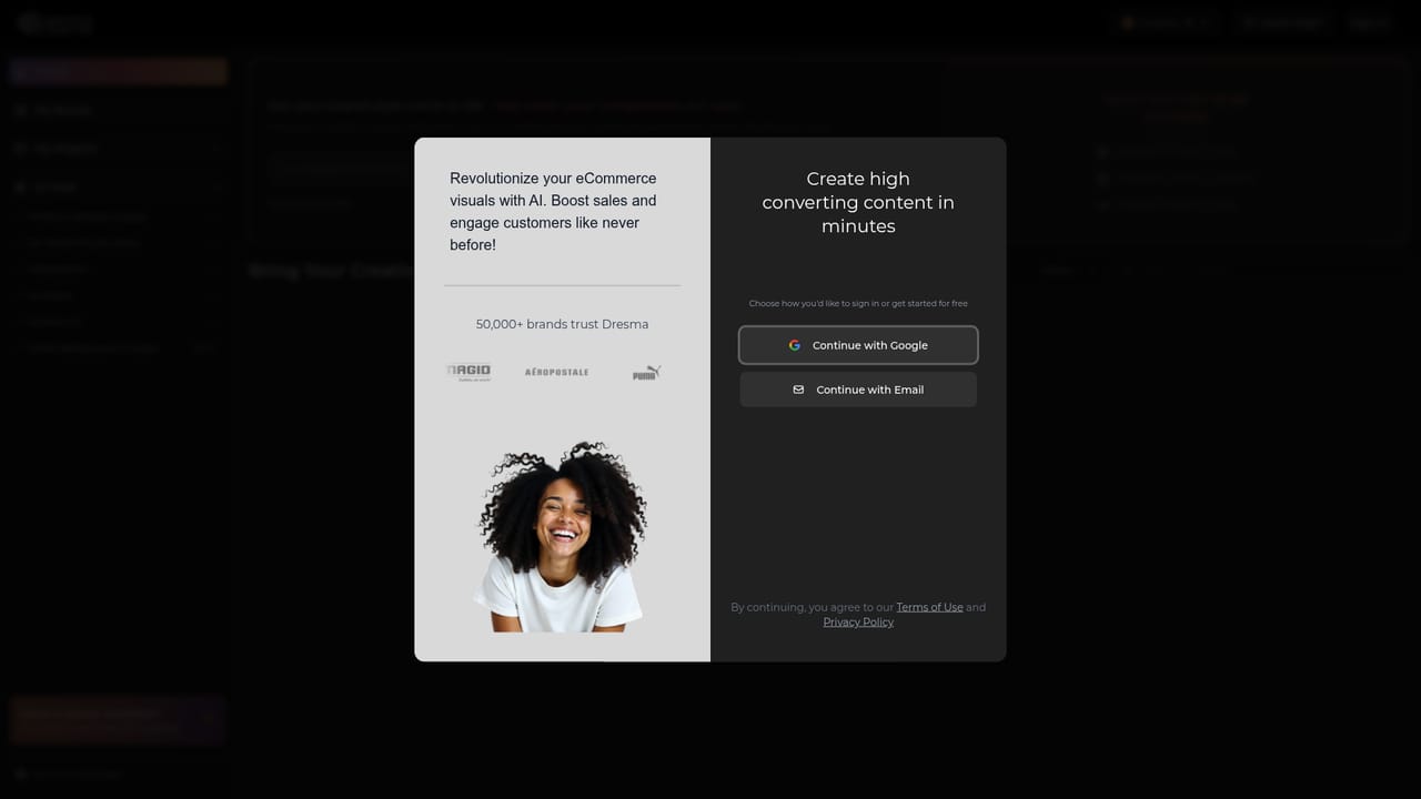 Dresma — Start with the free mood board